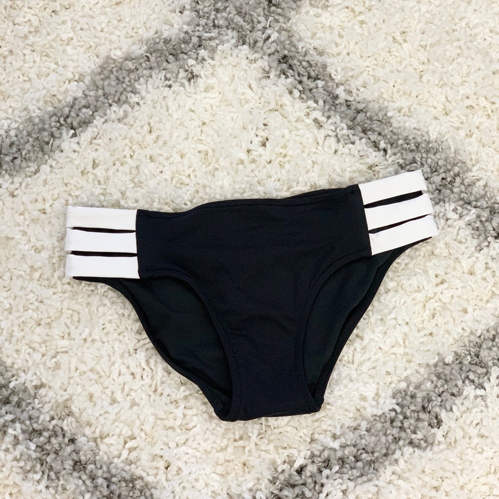 Seafolly Block Party Side Strap Bikini Bottoms US Sz 8